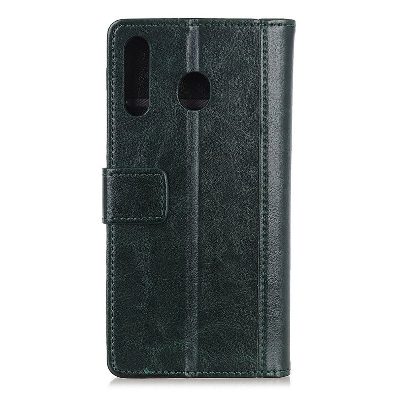 Flip Cover Huawei P Smart Plus 2019 Sort Antik Lædereffekt