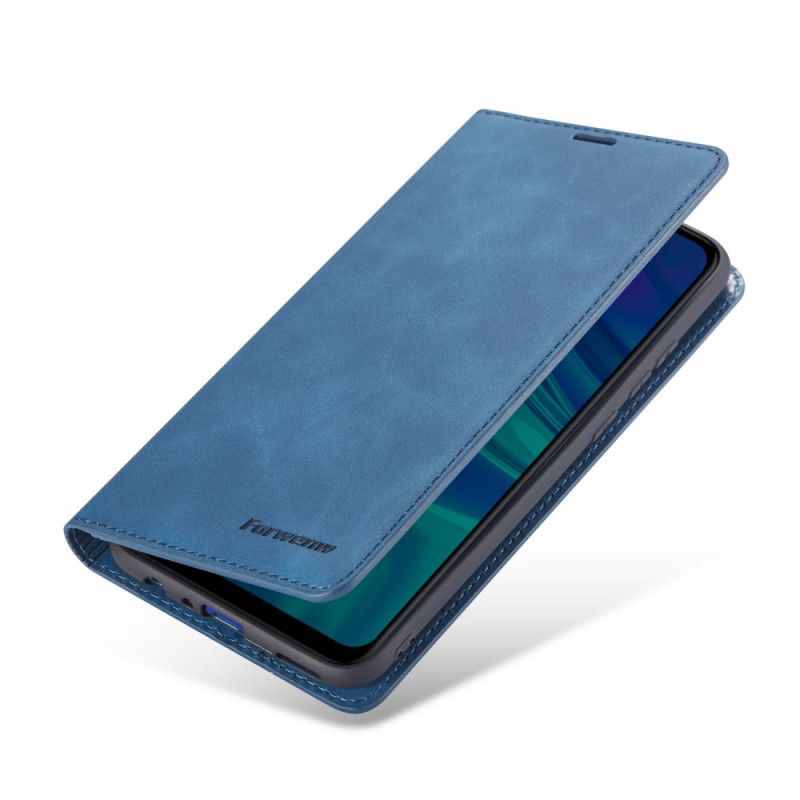 Flip Cover Læder for Huawei P Smart Plus 2019 Sort Forwenw Lædereffekt