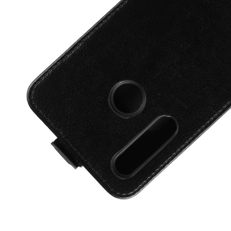 Flip Cover Læder Huawei P Smart Plus 2019 Sort Foldning Af Lædereffekt Original