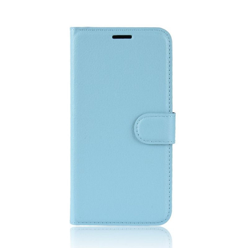 Flip Cover Læder Huawei P Smart Plus 2019 Sort Klassisk Kunstlæder Original