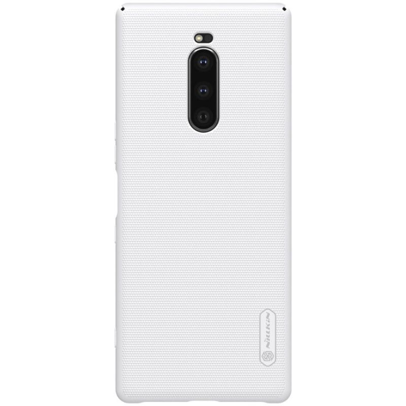 Cover Sony Xperia 1 Rød Stiv Frostet Nillkin