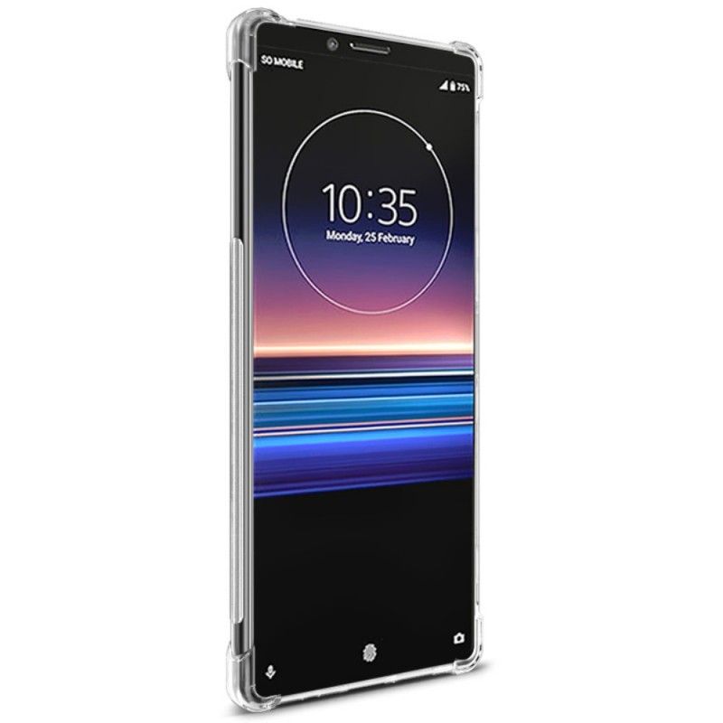 Cover Sony Xperia 1 Sort Imak Hudfølelse