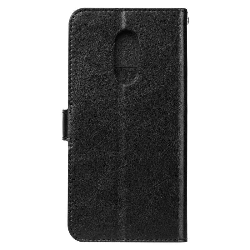 Flip Cover Læder Sony Xperia 1 Sort Indvendig Skalskindeffekt Original