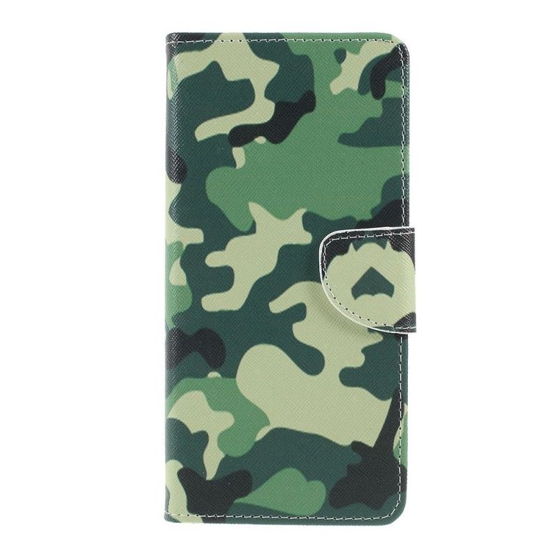 Flip Cover Sony Xperia 1 Militær Camouflage