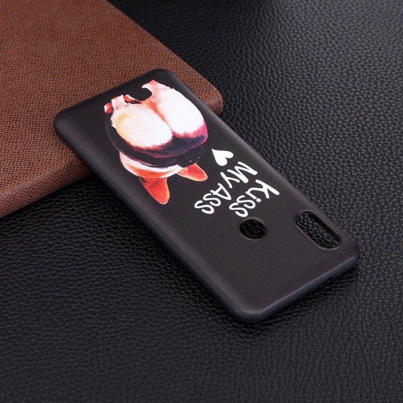 Cover Xiaomi Redmi Note 5 Mobilcover Præget Kyss Min Røv