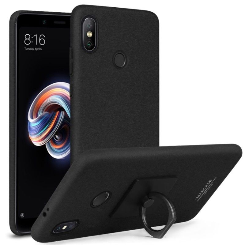 Cover Xiaomi Redmi Note 5 Mørkeblå Ring