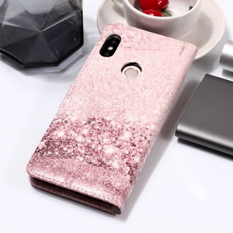 Flip Cover Læder for Xiaomi Redmi Note 5 Glittergradient