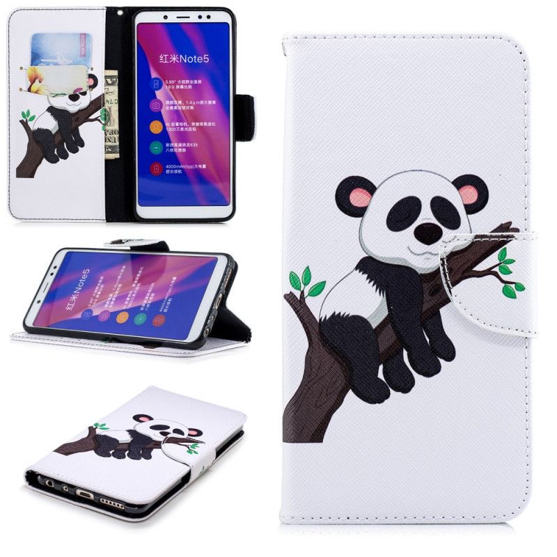 Flip Cover Xiaomi Redmi Note 5 Doven Panda