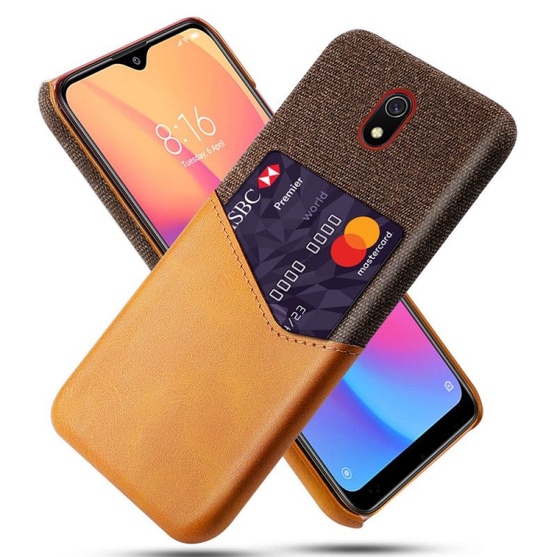 Cover for Xiaomi Redmi 8A Grå Ksq Kortholder