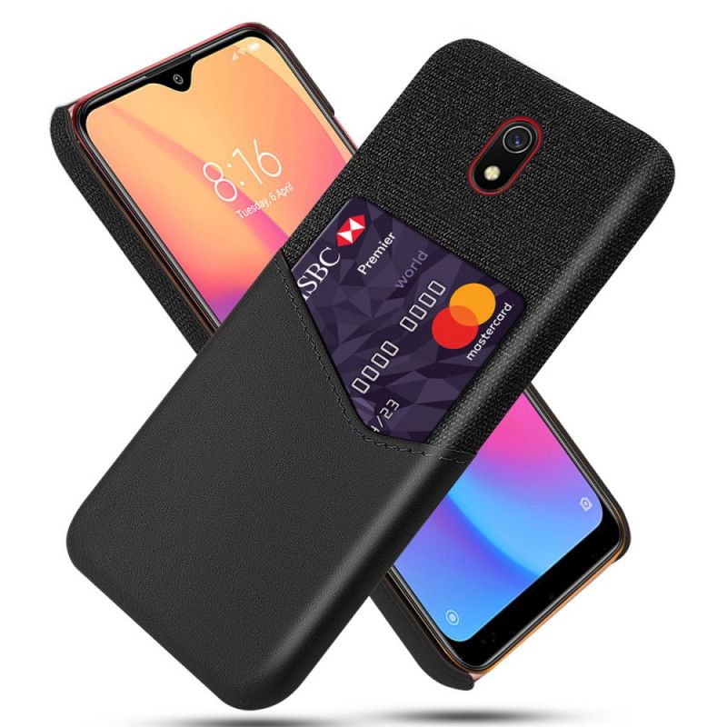 Cover for Xiaomi Redmi 8A Grå Ksq Kortholder