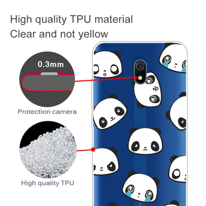 Cover for Xiaomi Redmi 8A Sentimentale Pandaer