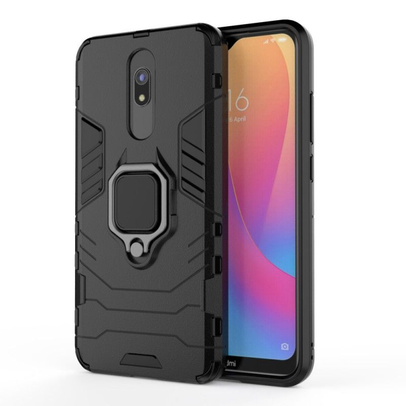 Cover for Xiaomi Redmi 8A Sort Resistent Ring