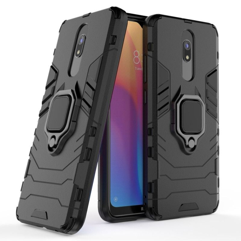 Cover for Xiaomi Redmi 8A Sort Resistent Ring