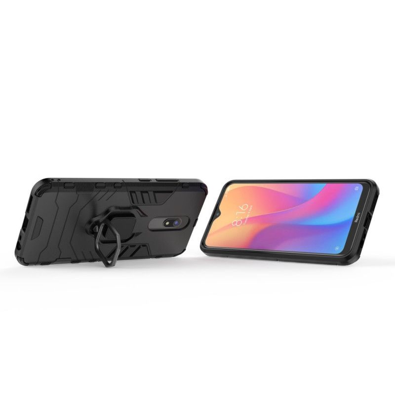 Cover for Xiaomi Redmi 8A Sort Resistent Ring