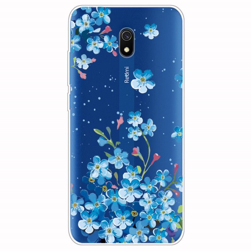 Cover Xiaomi Redmi 8A Buket Blå Blomster