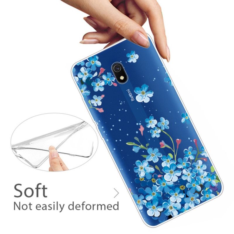 Cover Xiaomi Redmi 8A Buket Blå Blomster