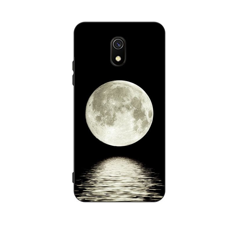 Cover Xiaomi Redmi 8A Fleksibel Silikone Moon Marine