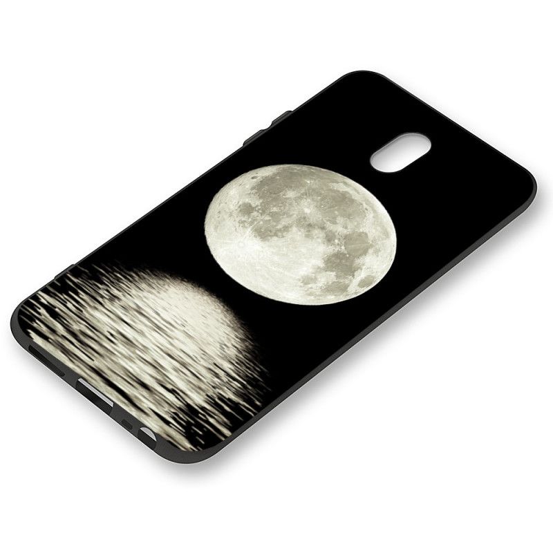 Cover Xiaomi Redmi 8A Fleksibel Silikone Moon Marine