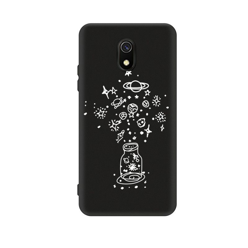 Cover Xiaomi Redmi 8A Fleksibel Silikongrafik Original