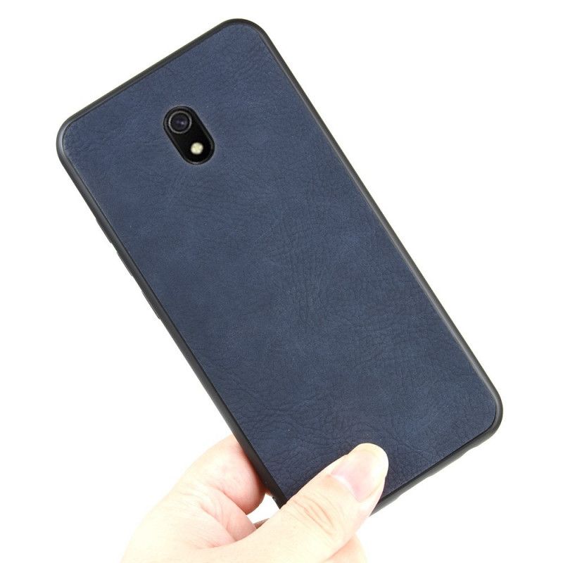 Cover Xiaomi Redmi 8A Grå Premium Lædereffekt