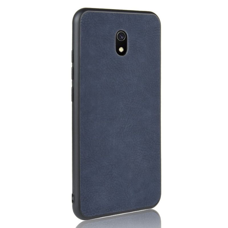 Cover Xiaomi Redmi 8A Grå Premium Lædereffekt