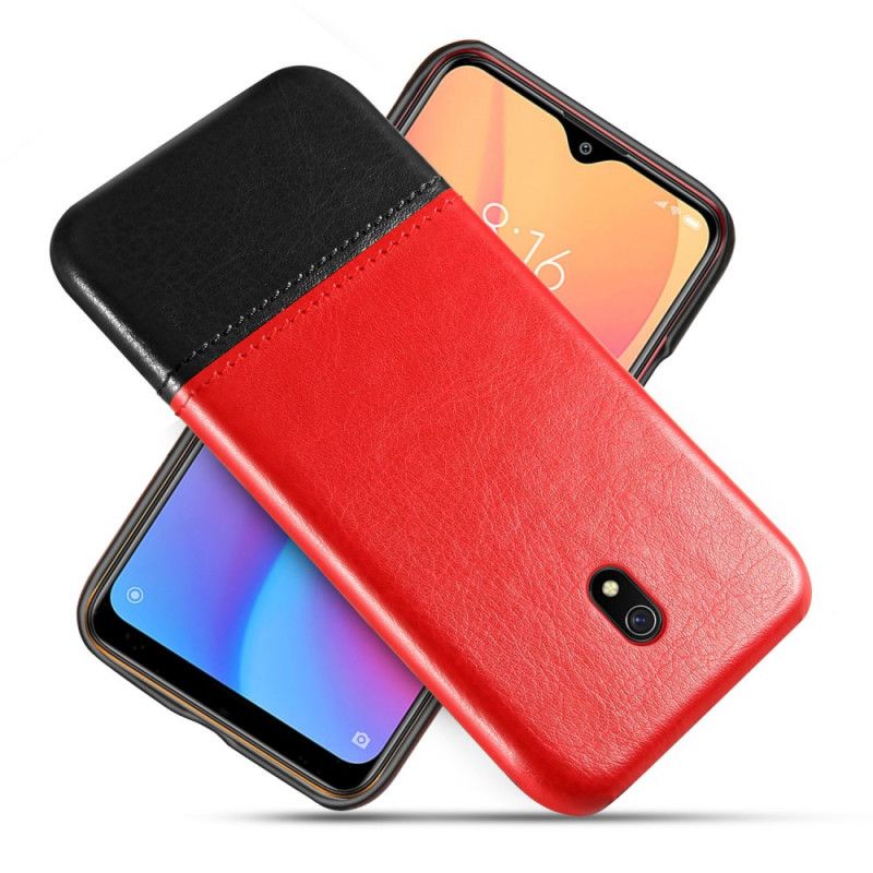 Cover Xiaomi Redmi 8A Kaffe Mobilcover Ksq Tofarvet Lædereffekt