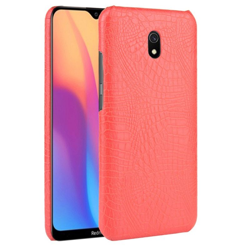 Cover Xiaomi Redmi 8A Sort Krokodillehudstil