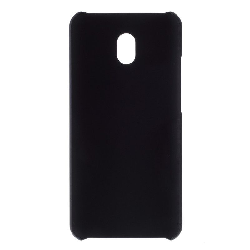 Cover Xiaomi Redmi 8A Sort Plus Gummi Beskyttelse