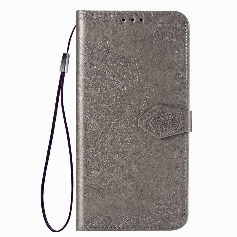 Flip Cover Læder for Xiaomi Redmi 8A Sort Middelaldermandala