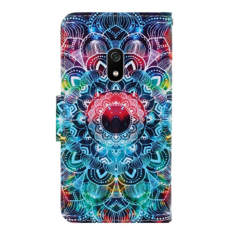 Flip Cover Læder Xiaomi Redmi 8A Prangende Mandala Med Rem