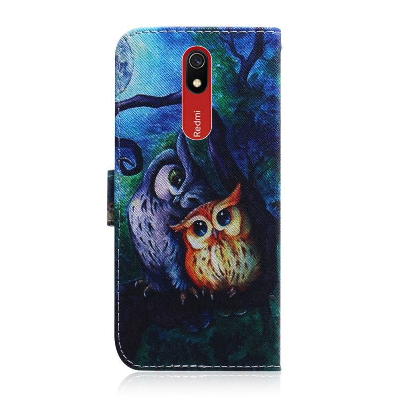 Flip Cover Læder Xiaomi Redmi 8A Ugelmaleri