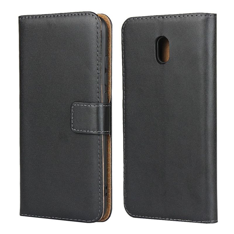 Flip Cover Xiaomi Redmi 8A Elegant Ægte Læder