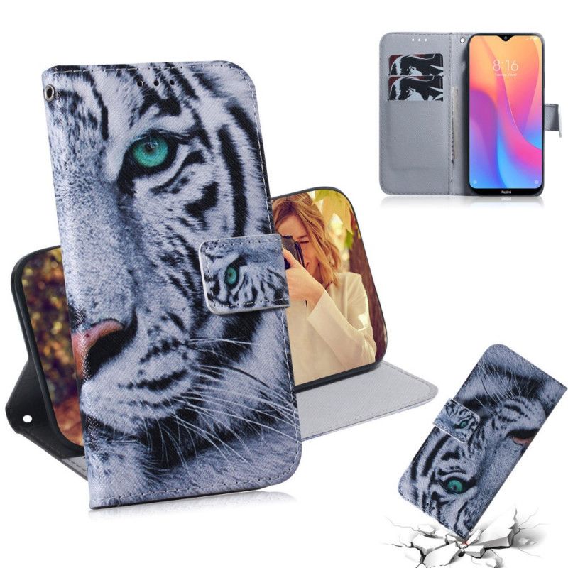 Flip Cover Xiaomi Redmi 8A Mobilcover Tigeransigt