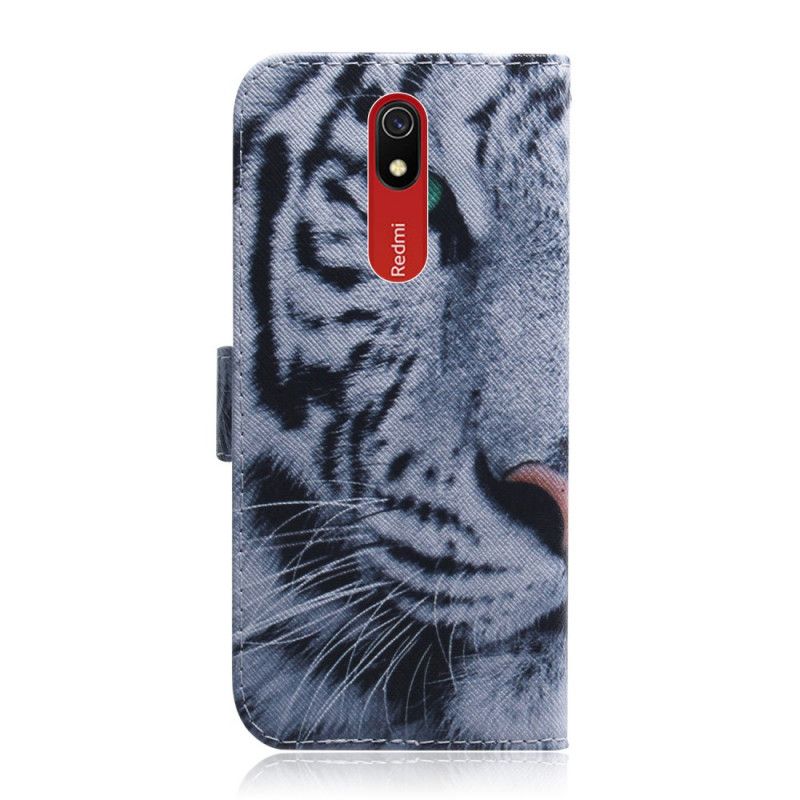 Flip Cover Xiaomi Redmi 8A Mobilcover Tigeransigt