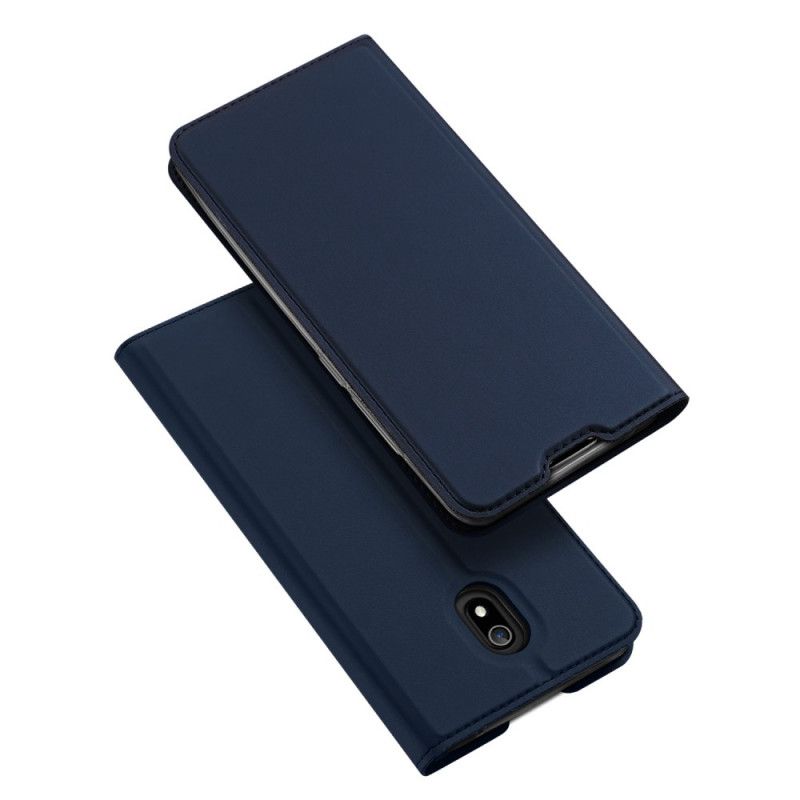 Læder Cover Xiaomi Redmi 8A Sort Dux Ducis Pro Serie Hud Beskyttelse