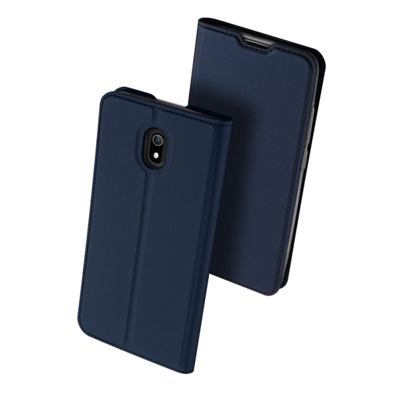 Læder Cover Xiaomi Redmi 8A Sort Dux Ducis Pro Serie Hud Beskyttelse