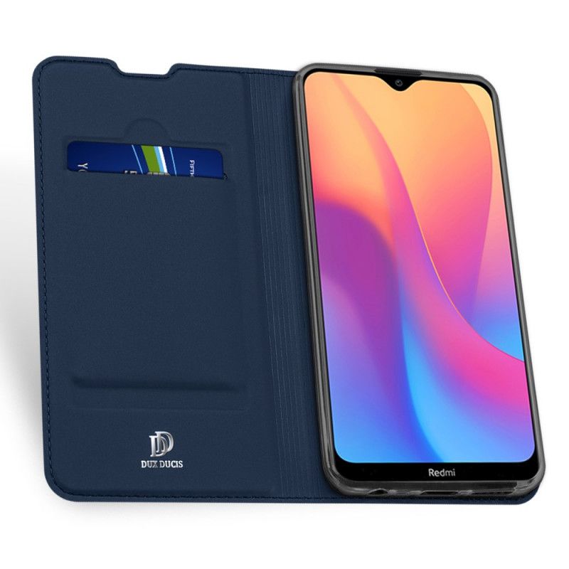 Læder Cover Xiaomi Redmi 8A Sort Dux Ducis Pro Serie Hud Beskyttelse