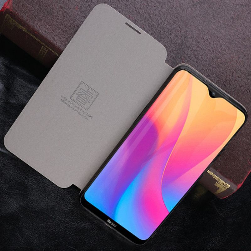 Læder Cover Xiaomi Redmi 8A Sort Vintage Mofi