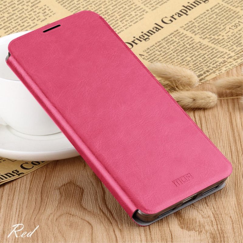 Læder Cover Xiaomi Redmi 8A Sort Vintage Mofi