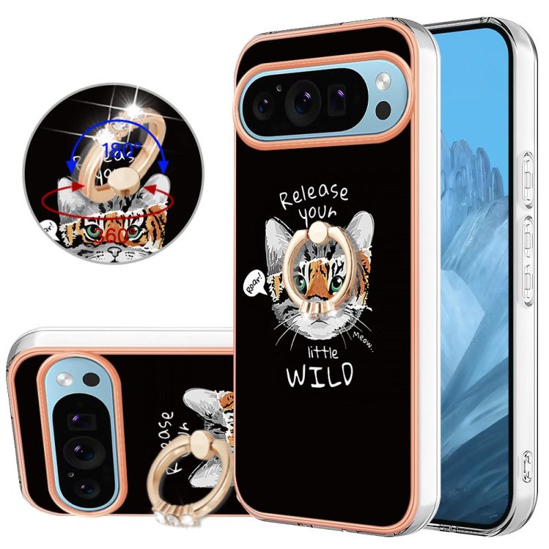 Cover Google Pixel 9 Pro Xl Cat / Tiger Support Ring