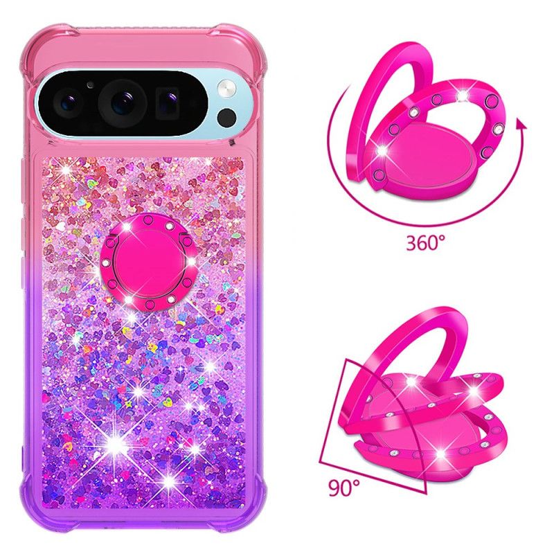 Cover Google Pixel 9 Pro Xl Glitter Gradient Support Ring