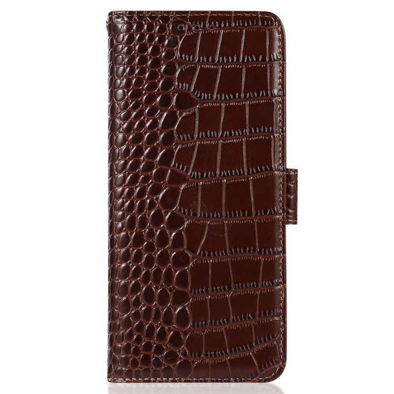 Flip Cover Google Pixel 9 Pro Xl Crocodile Style Læder