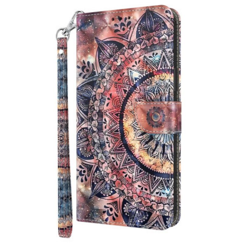 Flip Cover Google Pixel 9 Pro Xl Farve Mandala Med Rem