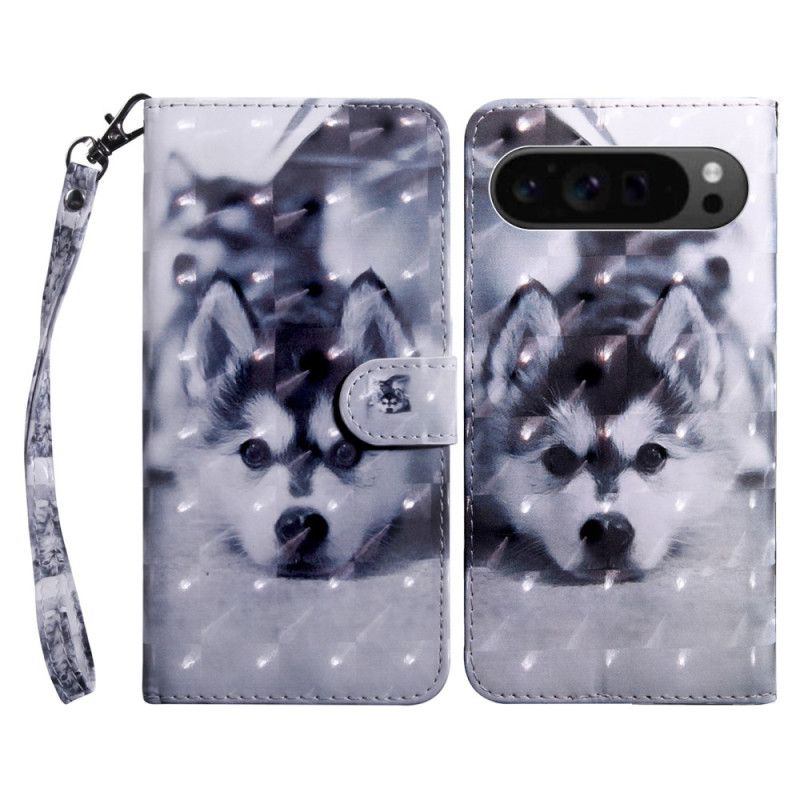 Flip Cover Google Pixel 9 Pro Xl Husky Med Rem