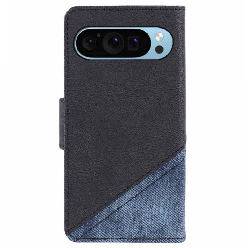 Flip Cover Til Google Pixel 9 Pro Xl Bi-tekstur