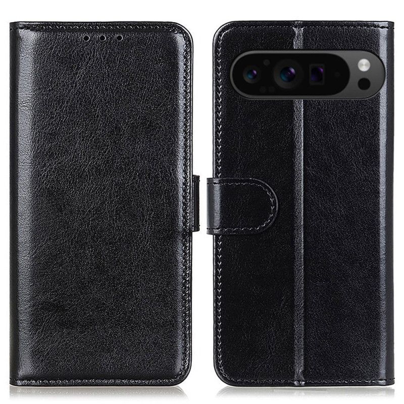 Læder Cover Google Pixel 9 Pro Xl Telefon Etui Laklæderimitation