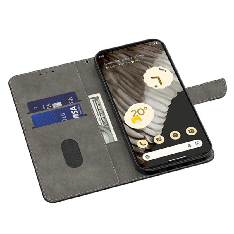 Læder Cover Google Pixel 9 Pro Xl Telefon Etui Sort Hest