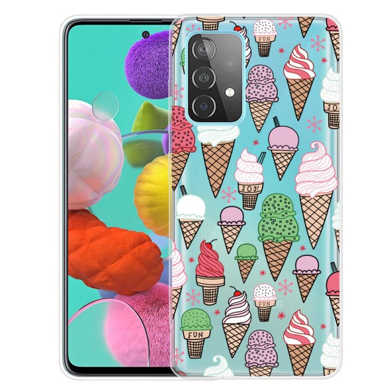 Cover for Samsung Galaxy A72 4G / A72 5G Flødeis