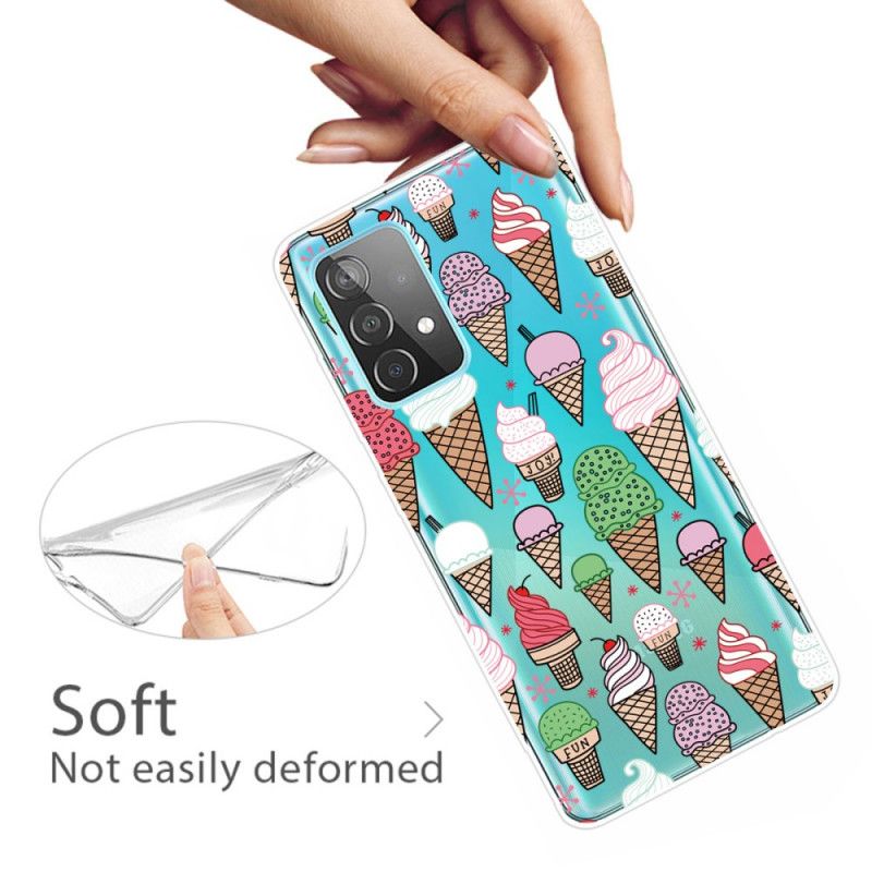 Cover for Samsung Galaxy A72 4G / A72 5G Flødeis