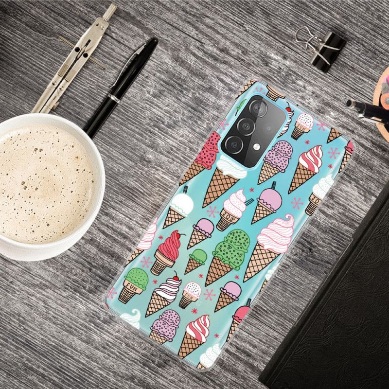 Cover for Samsung Galaxy A72 4G / A72 5G Flødeis